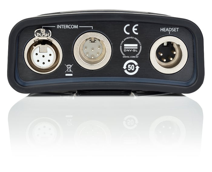 Clear-Com RS-802-IM Dual Channel Marine Certified Beltpack With Four-pin Male Headset Connector