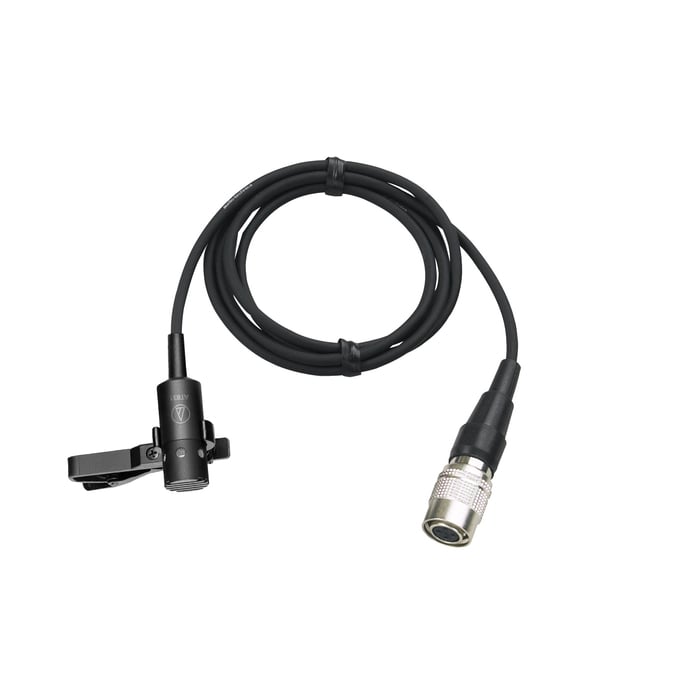 Audio-Technica AT831CW Cardioid Condenser Lavalier Microphone With 4-pin CW Connector