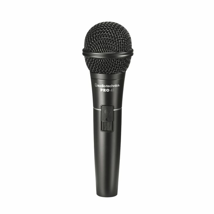 Audio-Technica PRO 41 Dynamic Cardioid Handheld Microphone With 15' XLR Cable