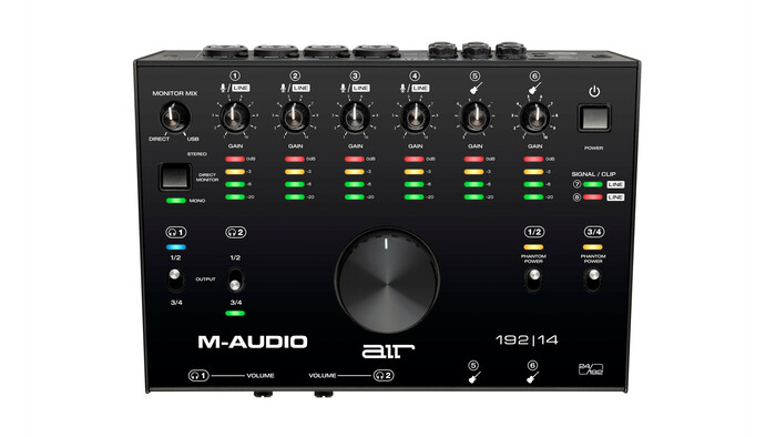 M-Audio AIR192X14 8-In/4-Out 24/192 USB Audio Interface
