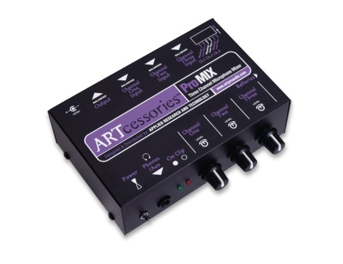 ART ProMIX 3-Channel Microphone Mixer