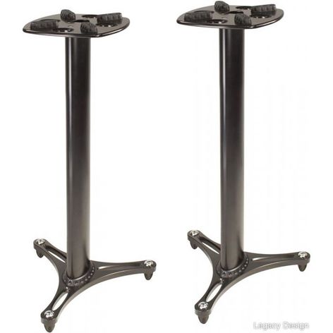 Ultimate Support MS-90-36B 36" Studio Monitor Stand Pair, Black