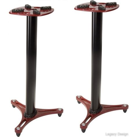 Ultimate Support MS-90-36R 36" Studio Monitor Stand Pair, Red