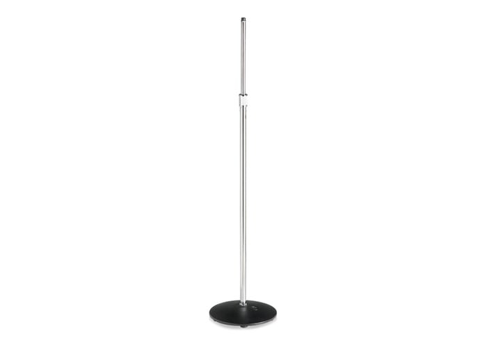 Atlas IED MS12C 34"-62" Chrome Microphone Stand With Round Base