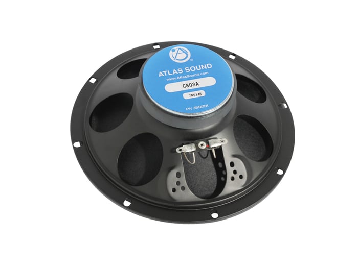 Atlas IED C803AT167 8" Coaxial Speaker With Transformer, 16 Watts