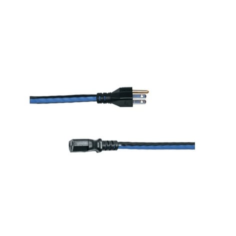 Middle Atlantic IEC-6X20 6" Black IEC Power Cables With Blue Cord Stripes, 20 Pack