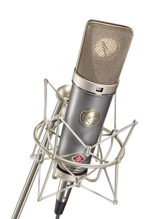 Neumann TLM 67 SET Z Large Diaphragm Multipattern Studio Condenser Microphone With Accessories, Nickel