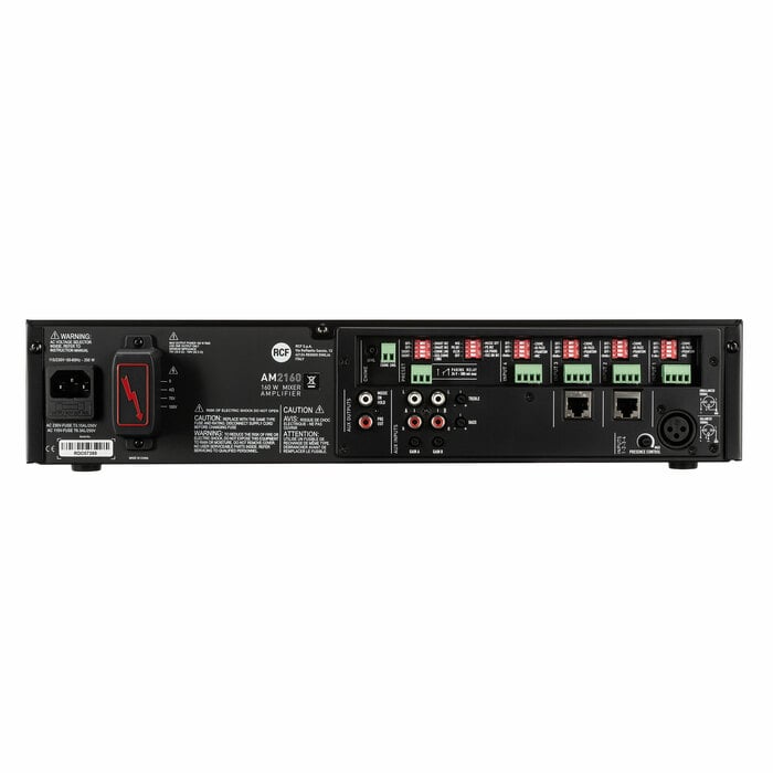 RCF AM2160 4 Input Digital Mixer Amplifier 70V / 4 Ohm