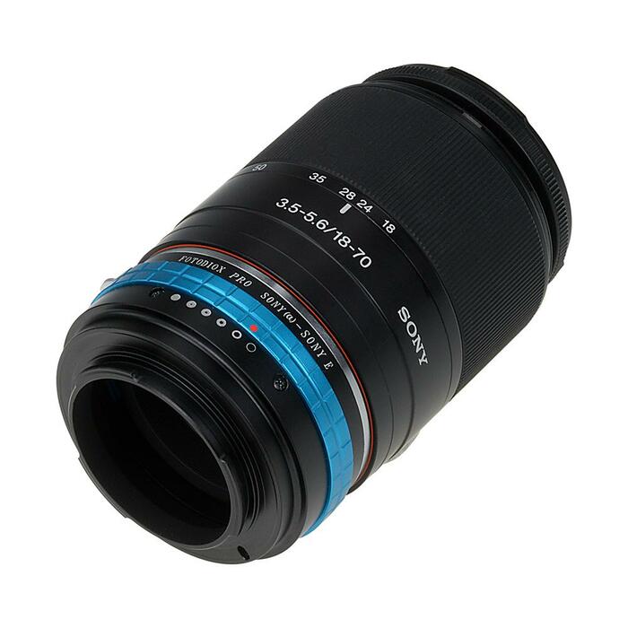 Fotodiox Inc. SNYA-SNYE-PRO Sony A-Mount Lens To Sony E-Mount Camera Pro Lens Adapter
