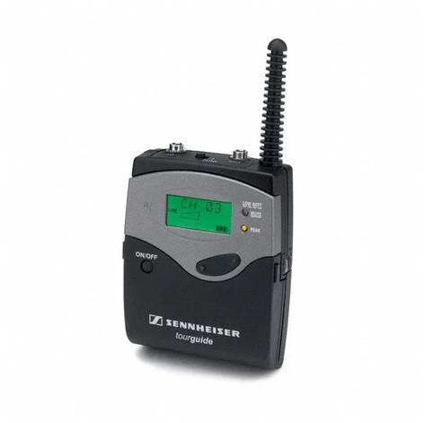 Sennheiser SK 2020-D-US Six Ch Bodypack With Audio And Mic Input And BA2015 Rechargeable Battery 926-928 MHz