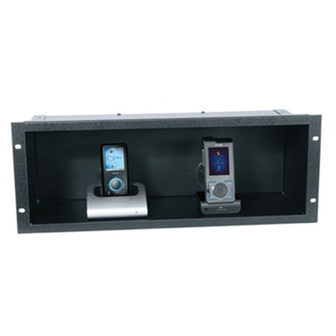 Middle Atlantic SH-DMP-S Portable Media Shelf With Black Textured Finish