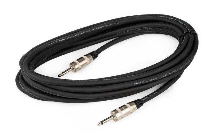 Cable Up SPK12/2-PP-25 25 Ft 12AWG TS To TS Speaker Cable