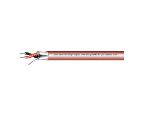 West Penn 454 1000' 22AWG 2-Conductor Stranded Shielded Miniature Line Level Audio Cable