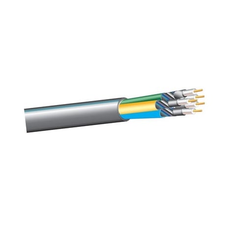 West Penn 5CRGB 1000' 25AWG Multi-Conductor Miniature RGBHV Coaxial Cable