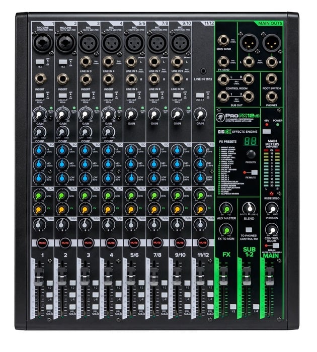 Mackie ProFX12v3 12 Channel  Effects Mixer With USB