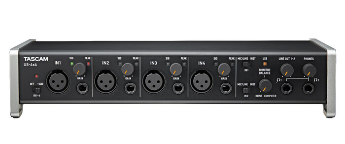 Tascam US-4x4 4 X 4 USB Audio/ MIDI Interface