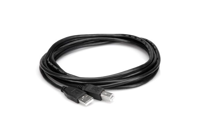 Hosa USB-200.5AB 6" Type A To Type B High Speed USB 2.0 Cable
