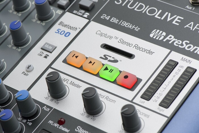 PreSonus StudioLive AR12C 12-Channel Analog Mixer With USB-C And SD Recorder