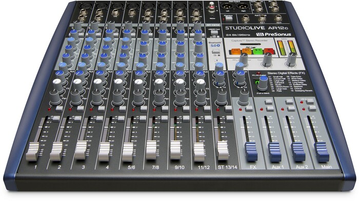 PreSonus StudioLive AR12C 12-Channel Analog Mixer With USB-C And SD Recorder