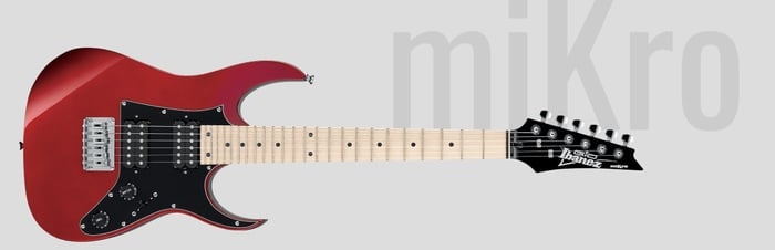 Ibanez GRGM21M Mikro Series Short Scale Solidbody Electric Guitar With Basswood Body And Maple Fingerboard