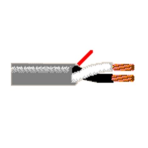 Belden 5100UE-U1000-GRAY 2 Cond 14awg PVC Wire, Gray, 1m