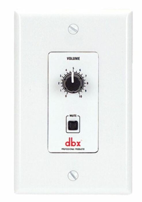 DBX ZC-2 Zone Controller With Volume And Mute, For Driverack, Single Gang