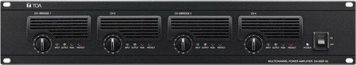 TOA DA-550F CU 4-Channel Digital Amplifier, 550W