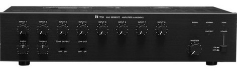 TOA A-903MK2 UL 8-Channel Modular Mixer And Amplifier, 30W