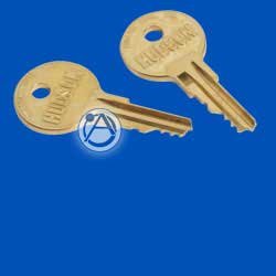 Atlas IED K7 Replacement Key For Atlas Rear Door Assemblies