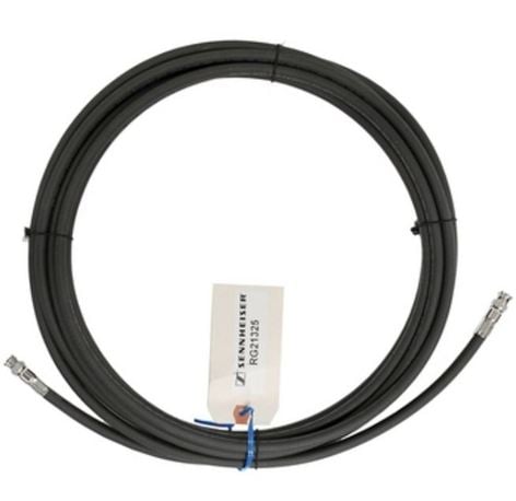 Sennheiser RG21325 25' Low-Loss RF Antenna Cable With BNC Connectors, MIL-Spec