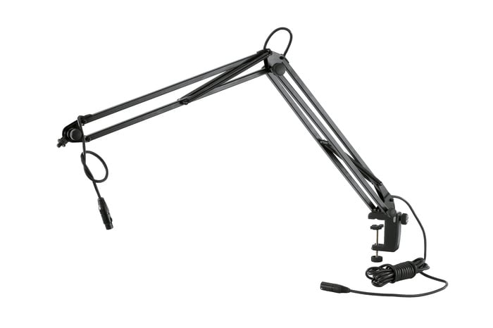 K&M 23850 18"-19" Studio/Desk Microphone Boom Arm With 3-Pin XLR Cable