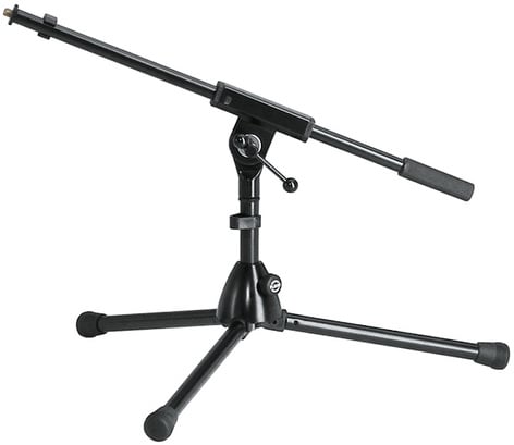 K&M 25910B 11" Low-Level Microphone Stand With 20.6" Boom Arm