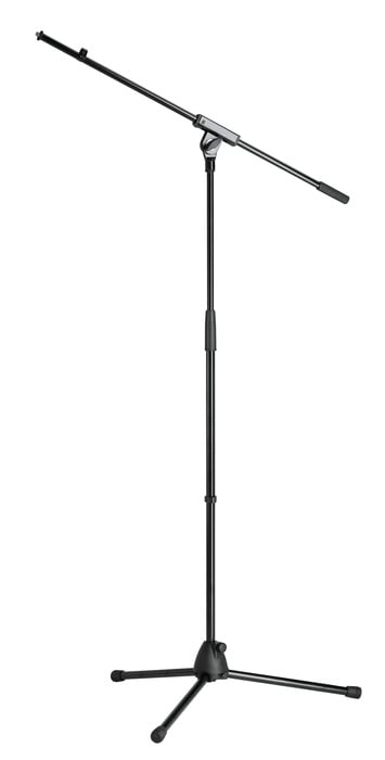 K&M 27105B 35-63" Microphone Stand With 32" Boom And Tripod Base