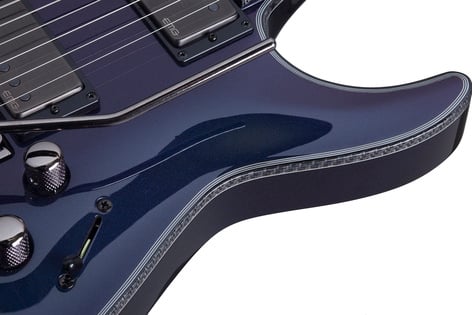 Schecter Hellraiser Hh C1 Fr Hellraiser Hybrid C 1 Fr Trans Black Burst Electric Guitar With Floyd Rose Bridge Full Compass Systems