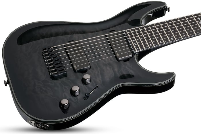 Schecter HELLRAISER-HH-C8 Hellraiser Hybrid C-8 Trans Black Burst 8-String Electric Guitar