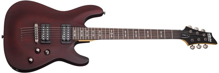 Schecter Omen-6 Guitar, Electric String-Thru