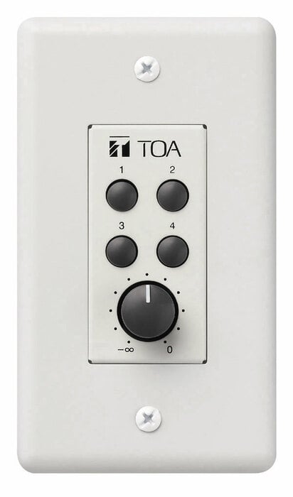 TOA ZM-9002 4-Switch Remote Control Input Selector For 9000 Series