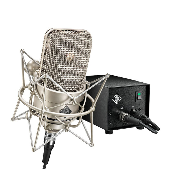 Neumann M 150-TUBE Set US Large Diaphragm Omnidirectional Condenser Tube Microphone, Nickel