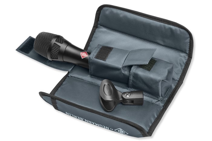 Neumann KMS 105 BK Supercardioid Stage Microphone For Vocals, Black