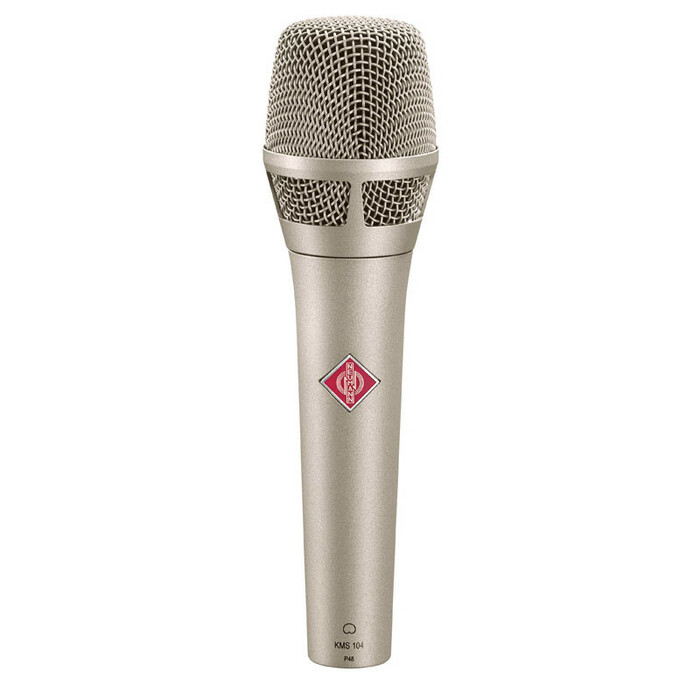 Neumann KMS 104 Cardioid Condenser Stage Microphone For Vocals, Nickel