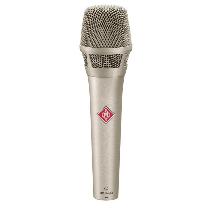 Neumann KMS 104 PLUS Cardioid Condenser Stage Microphone For Vocals, Plus Extended Bass Response