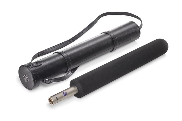 Neumann KMR 82 i 9" Shotgun Microphone With Case And Windscreen, Nickel
