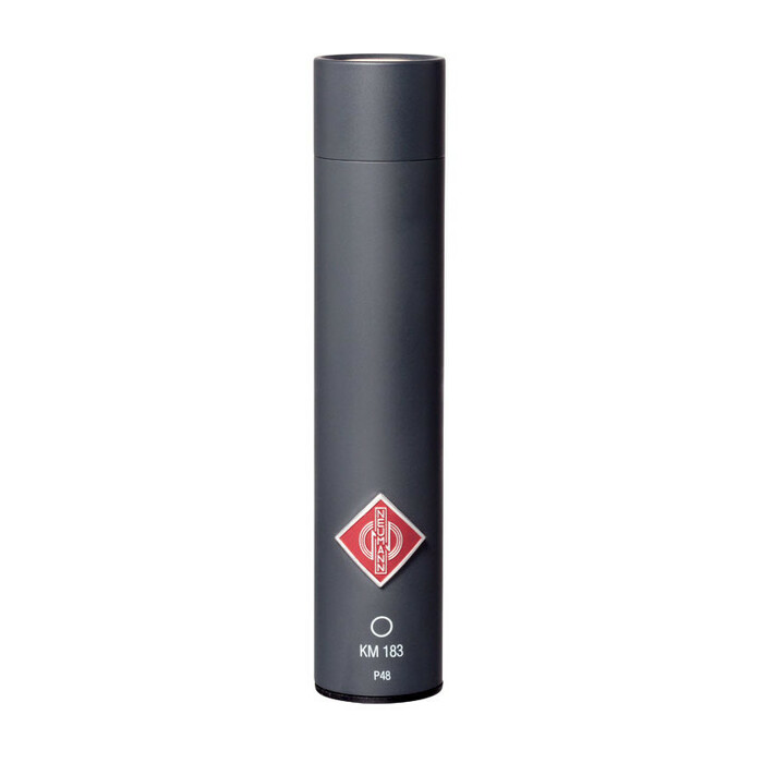 Neumann KM 183 Black Miniature Omnidirectional Condenser Microphone, Black