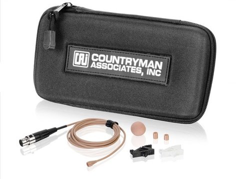 Countryman B3W4FF05TSL B3 Lavalier Mic With TA4F, Tan