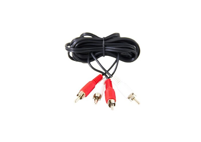 Listen Technologies LPT-A107-B 6.6' RCA Cable, Male To Male
