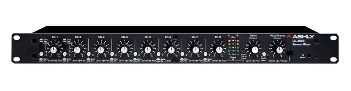 Ashly LX-308B 8-Channel Stereo Line Mixer, 1RU