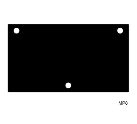 Mystery Electronics MP8-MYSTERY ModuLine Blank Insert Panel