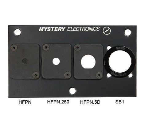 Mystery Electronics HFPN.375 Front-Mount Hole Plug For Neutrik D Position With 3/8" Center Hole