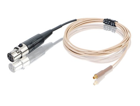 Countryman E6CABLEL2SL E6 Earset Cable With TA4F, 2mm Light Beige