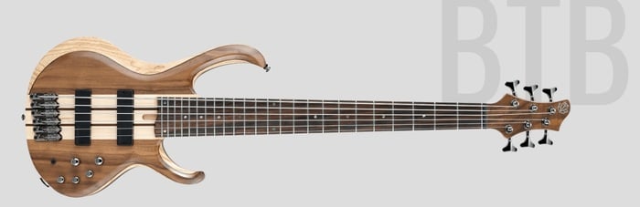 Ibanez BTB746NTL 6-String Electric Bass - Natural Low Gloss